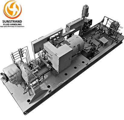 ভালো দাম ইন্টিগ্রেটেড মাল্টি স্টেজ প্রসেস গ্যাস কম্প্রেসার LF 2X80 বেস মাউন্টড কম্প্রেসার অনলাইন